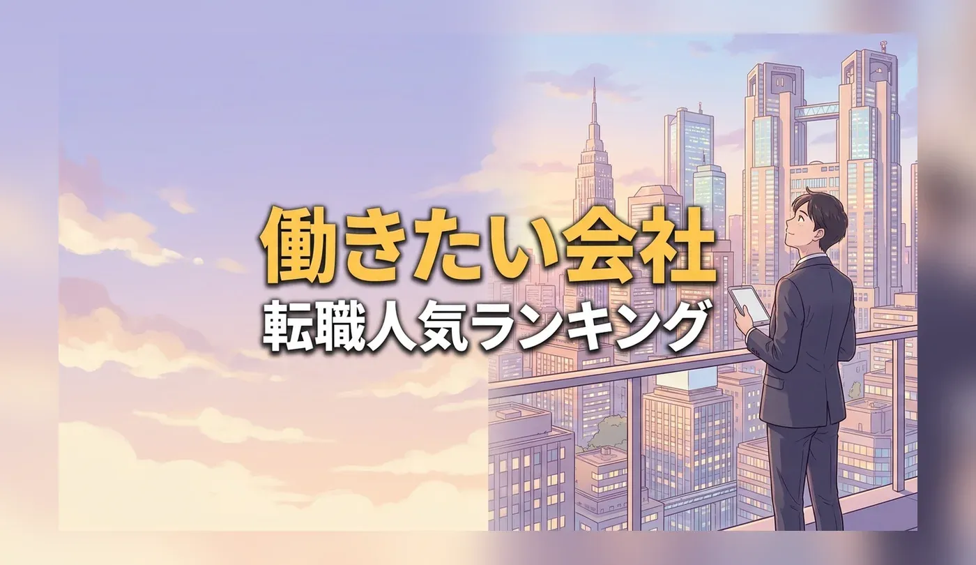 【2026年版】転職人気企業ランキングTOP10！大手・業界別と内定戦略