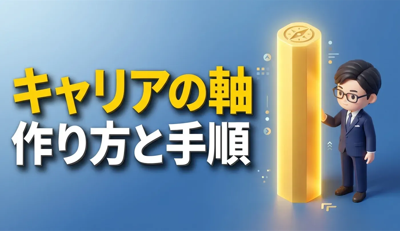 転職成功のカギは「キャリアの軸」！後悔しない軸の作り方と自己分析の手順