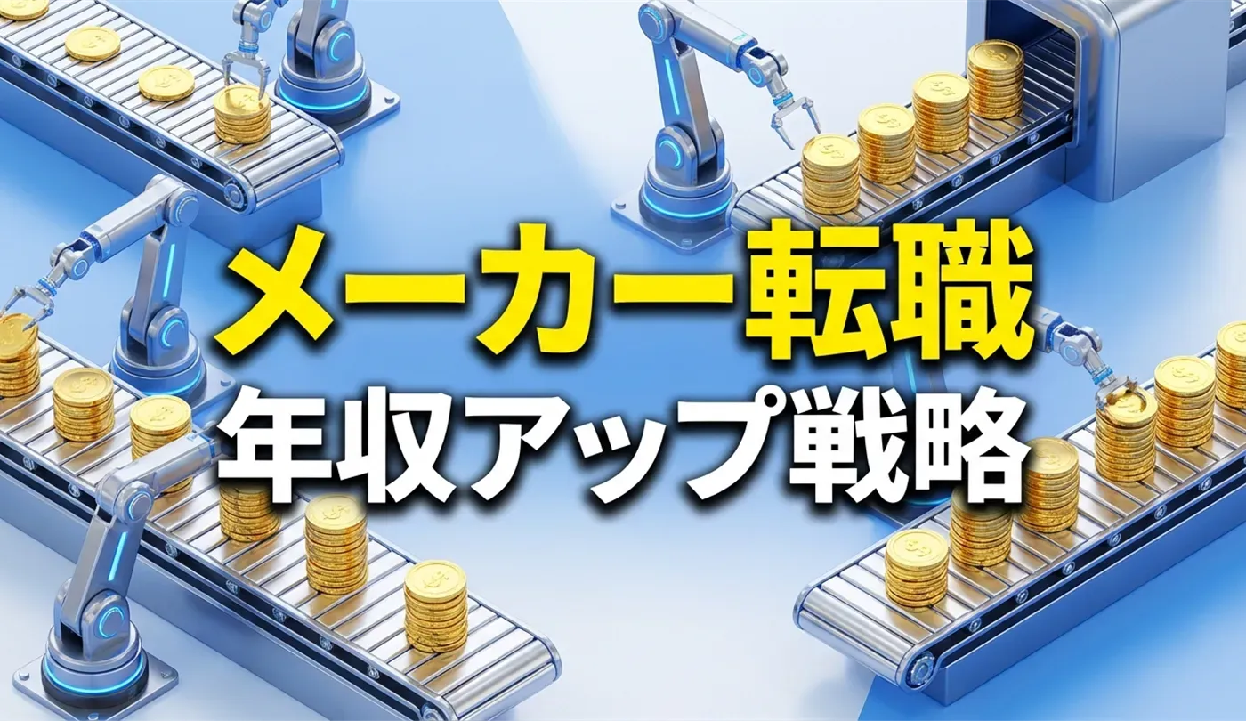 メーカー転職で年収アップするには？業界選びと成功するキャリア戦略を解説