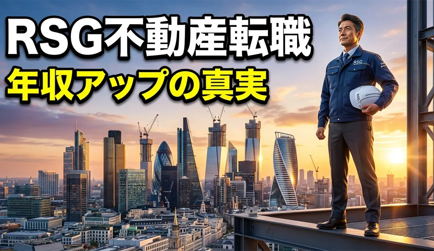 RSG不動産転職の評判は？年収アップの実績や求人の特徴を徹底解説