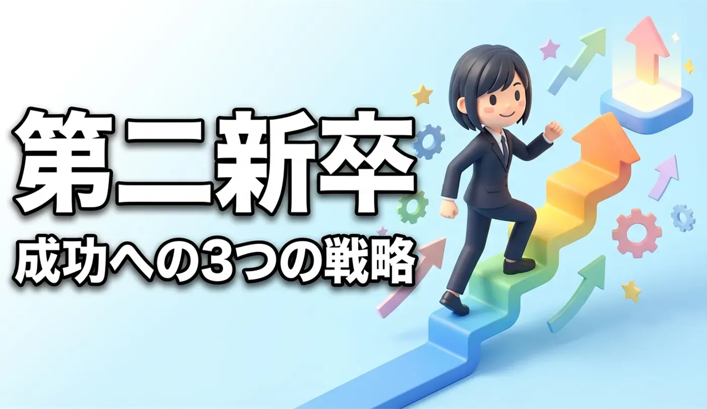 第二新卒の転職を成功させる3つの戦略｜失敗しない企業の選び方とアピール術