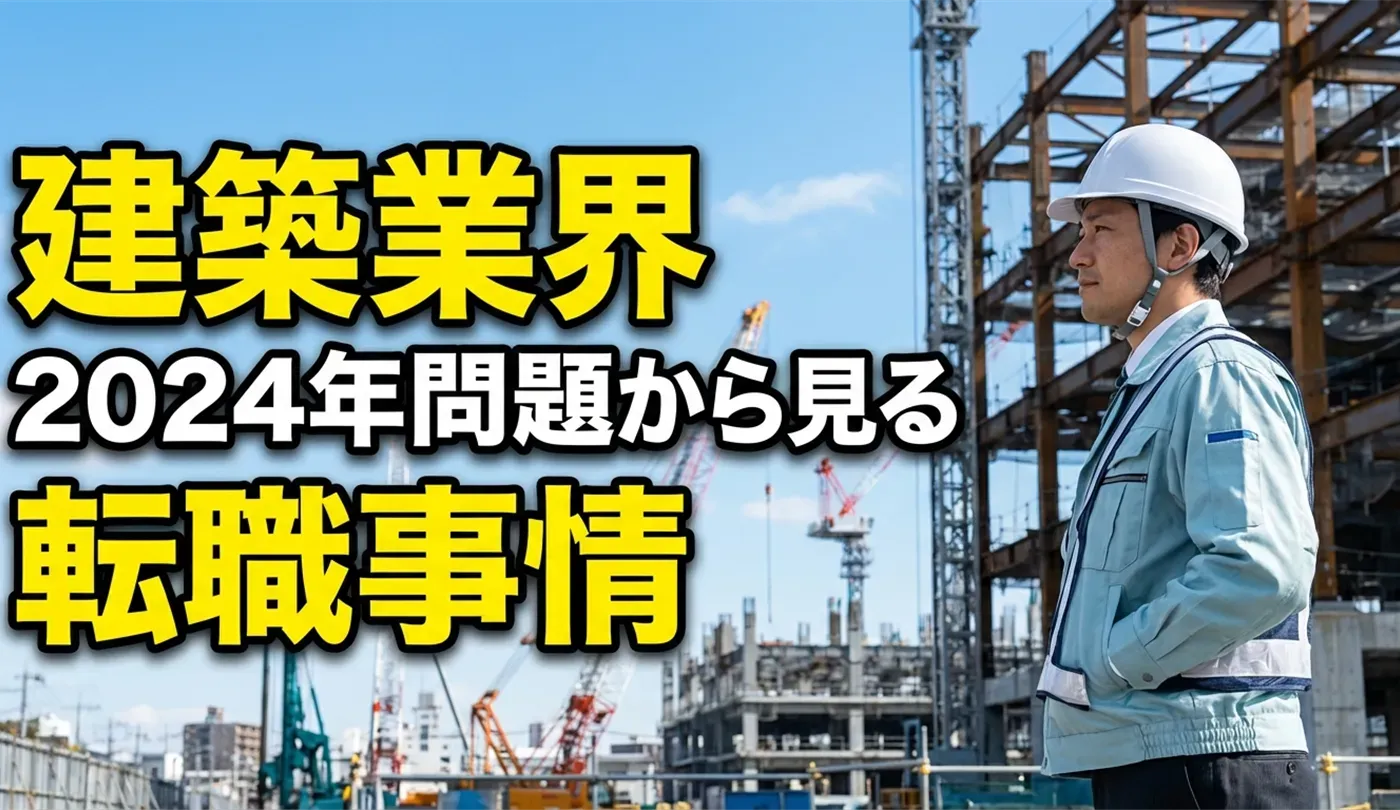 建設業界の転職は今がチャンス？2024年問題の影響と年収アップの秘訣を徹底解説