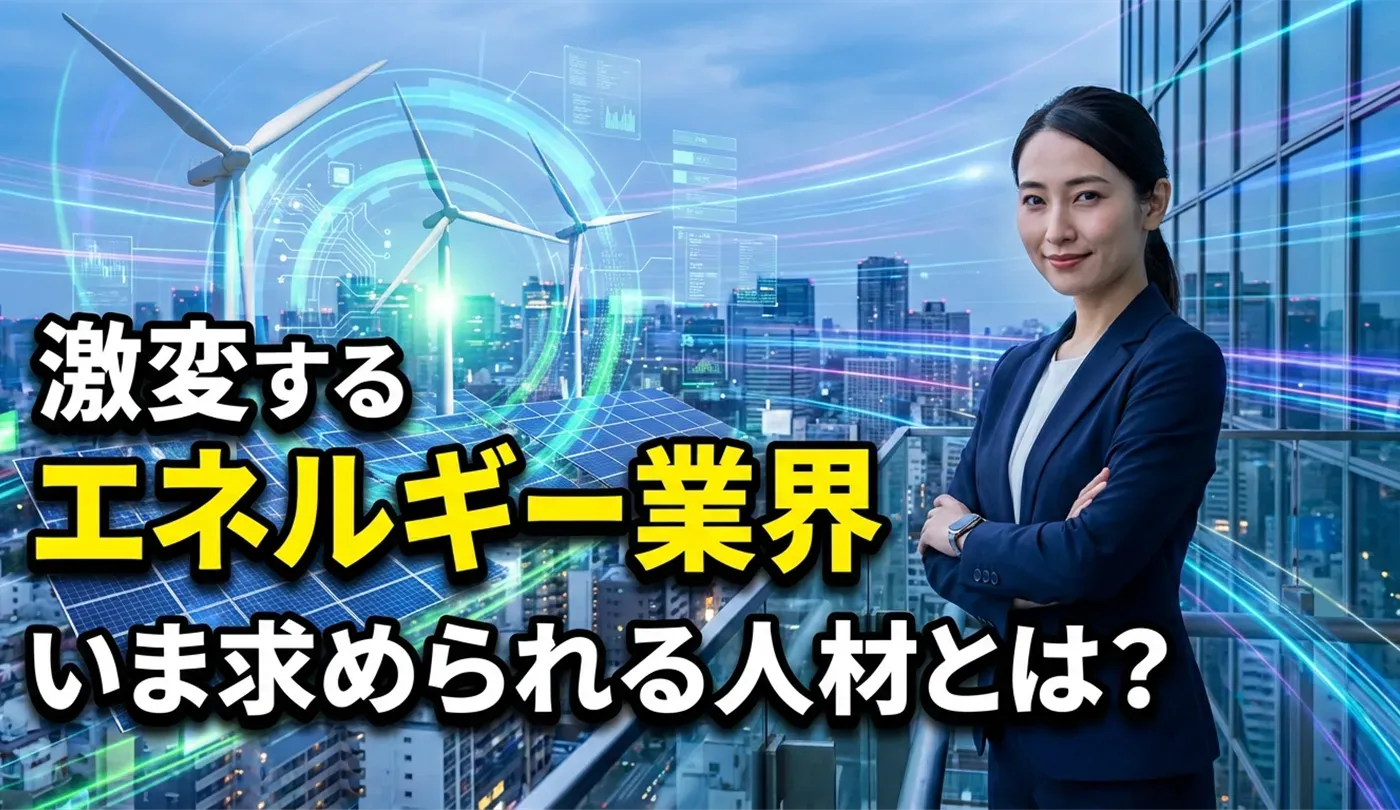 エネルギー業界への転職｜変革期に求められる人材と将来性を徹底解説