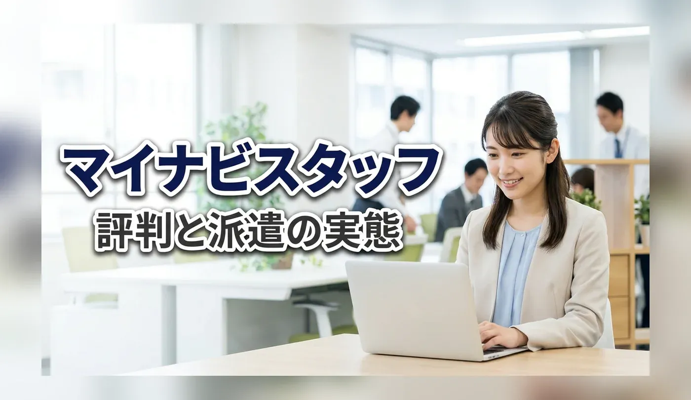 マイナビスタッフの評判は？マイナビワークスとの関係と事務派遣の実態