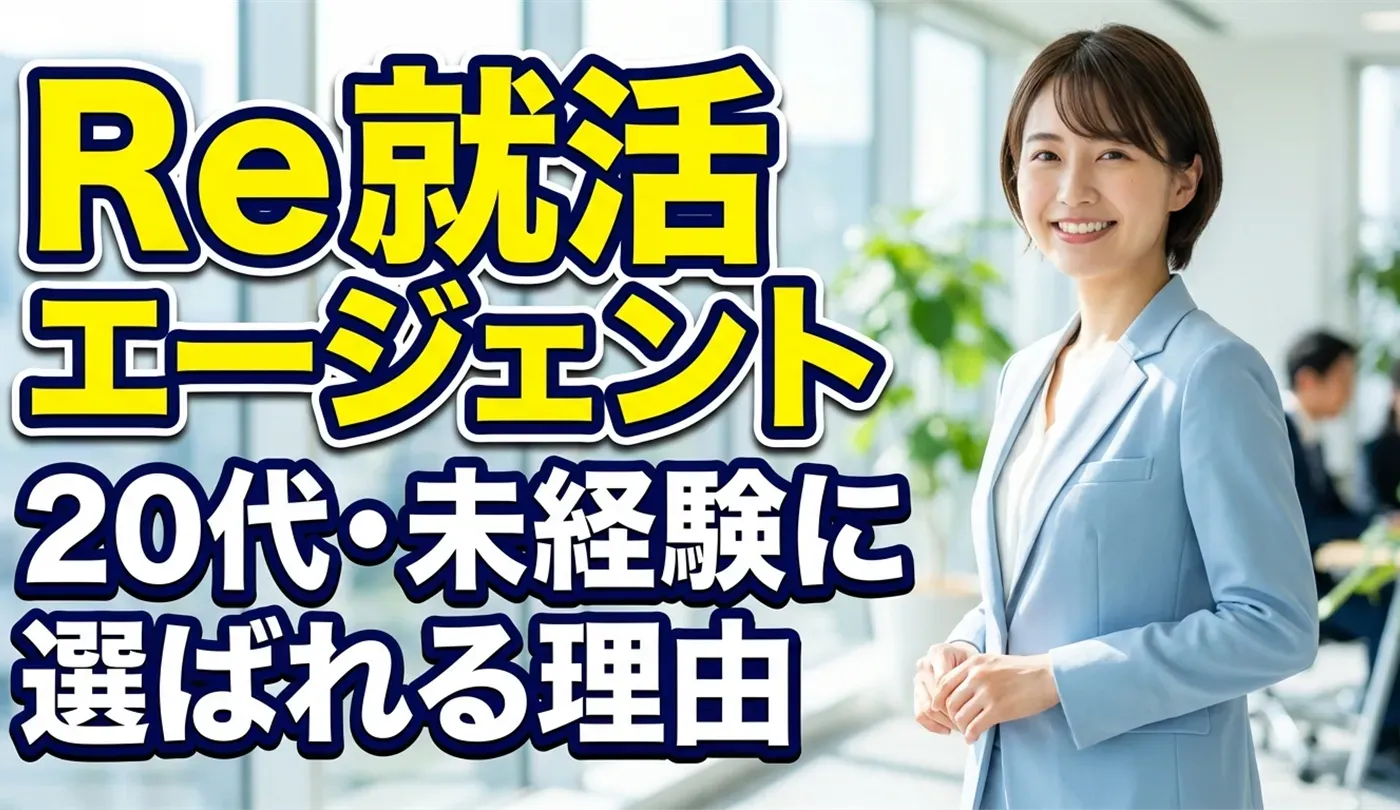 Ｒｅ就活エージェントの特徴｜20代・未経験から正社員を目指す全手順