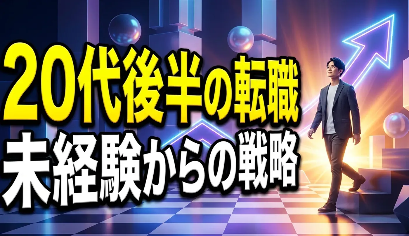 20代後半の転職は厳しい？未経験からでも内定を勝ち取る戦略
