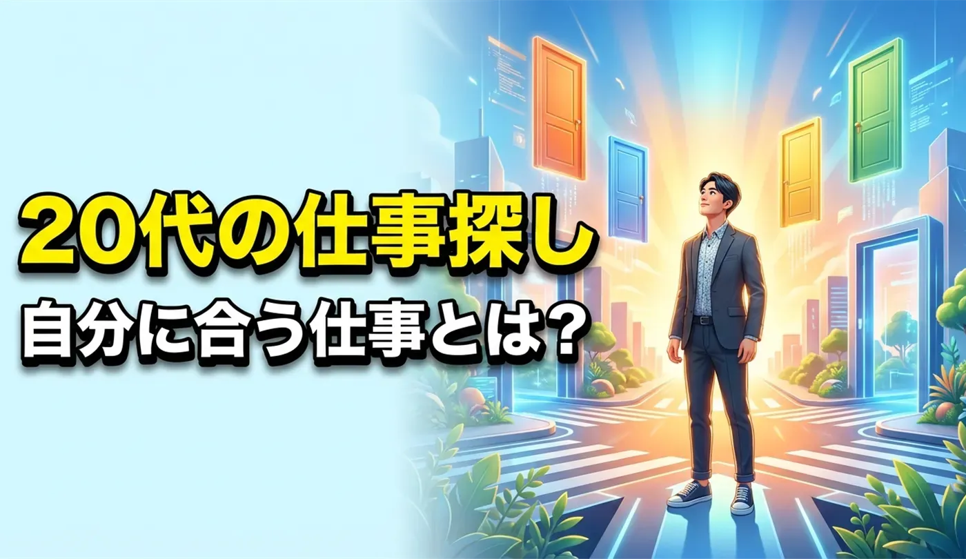 【20代の仕事探し】自分に合う仕事の見つけ方とブラック企業の避け方