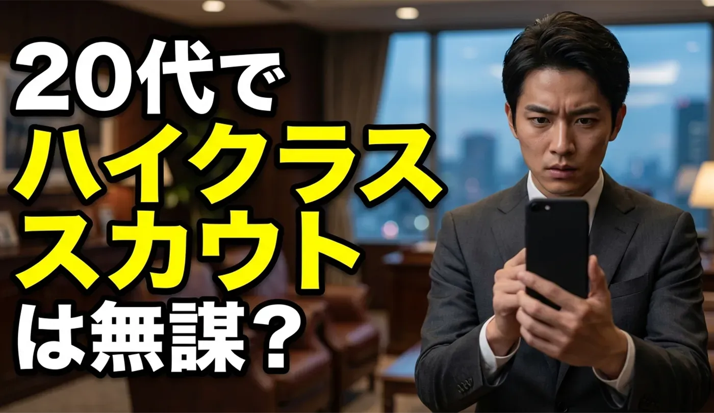 20代未経験でハイクラス向けスカウトは使える？有名サービスから考察