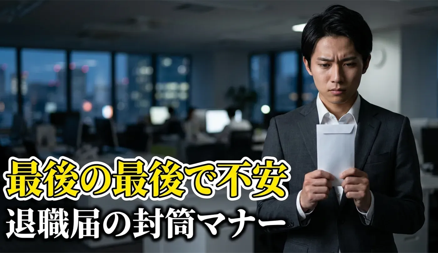 退職届・退職願の封筒の書き方・入れ方完全ガイド
