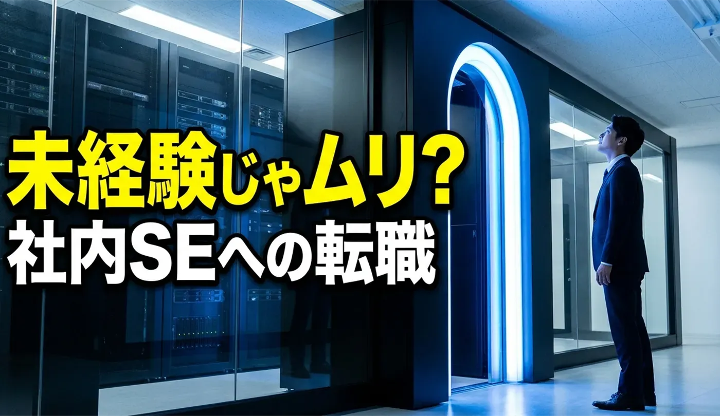 未経験から社内SEへの転職は難しい？基礎からはじめる転職戦略