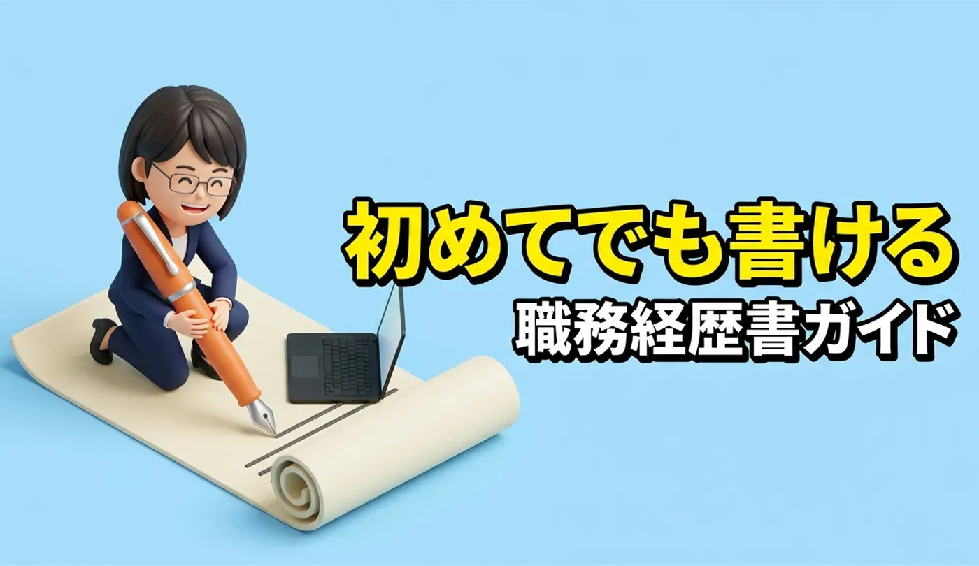 【20代向け】職務経歴書とは？履歴書との違いと書き方入門ガイド
