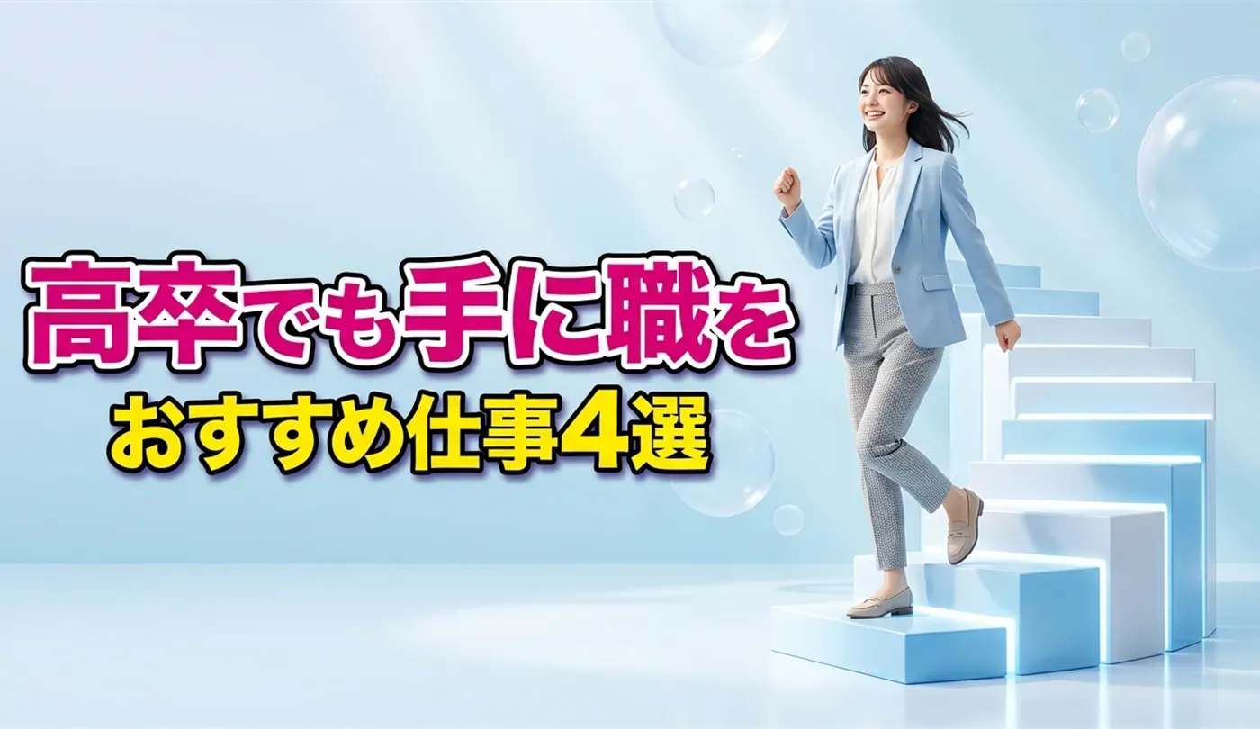 20代高卒女性の就職・転職！未経験から長く働けるおすすめの仕事