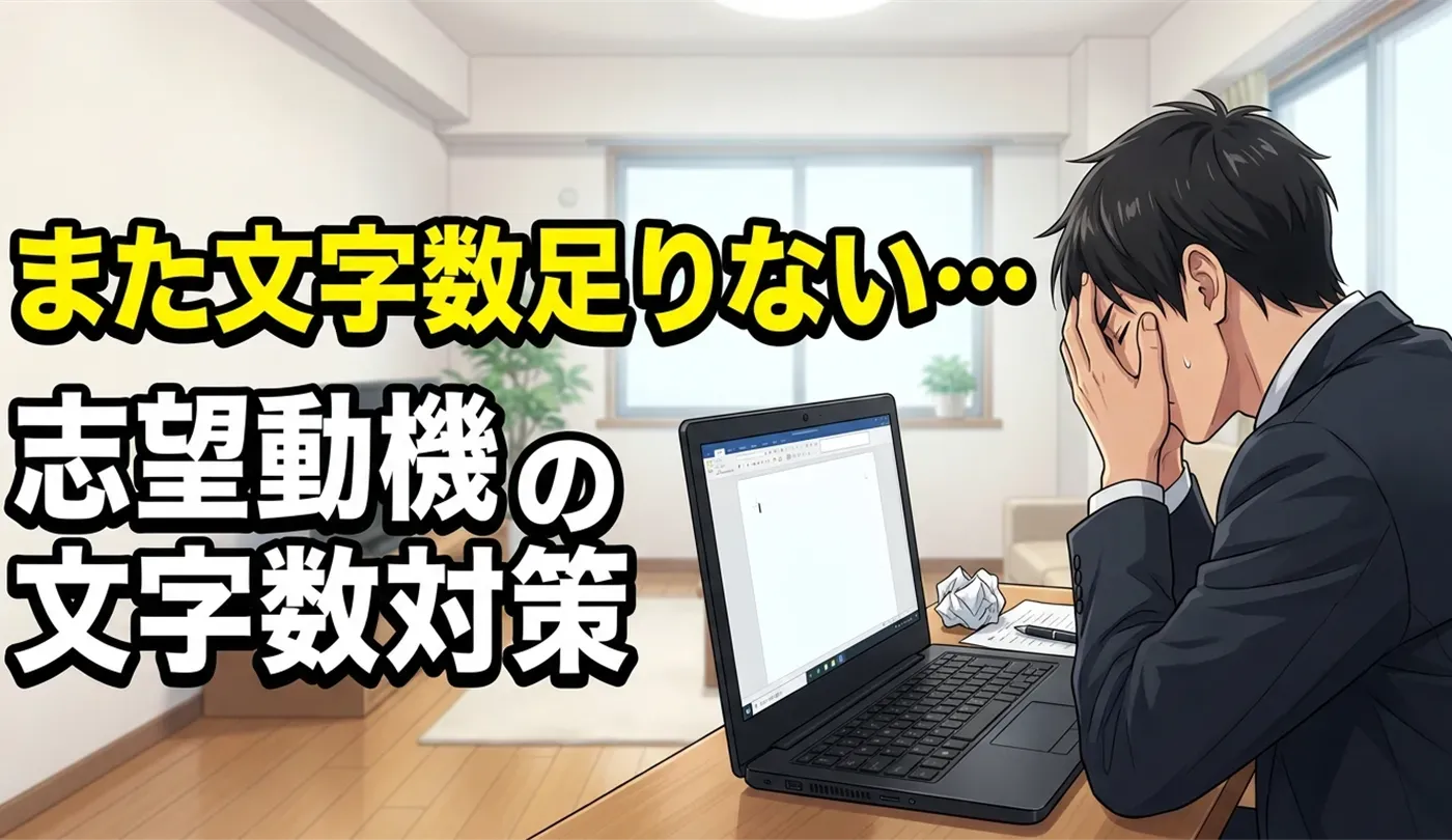 ES・履歴書の志望動機は文字数でどう変わる？200字・400字・500字の構成と例文