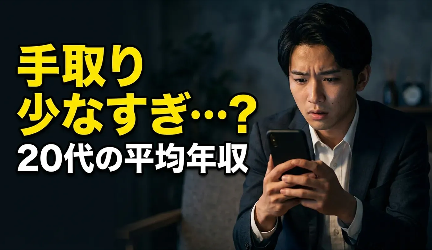 20代の平均年収・手取りはいくら？給料を上げるための基本戦略