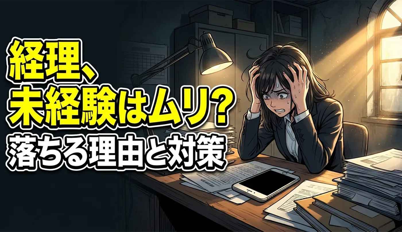 【20代向け】経理未経験は採用されない？落ちる理由と4つの対策