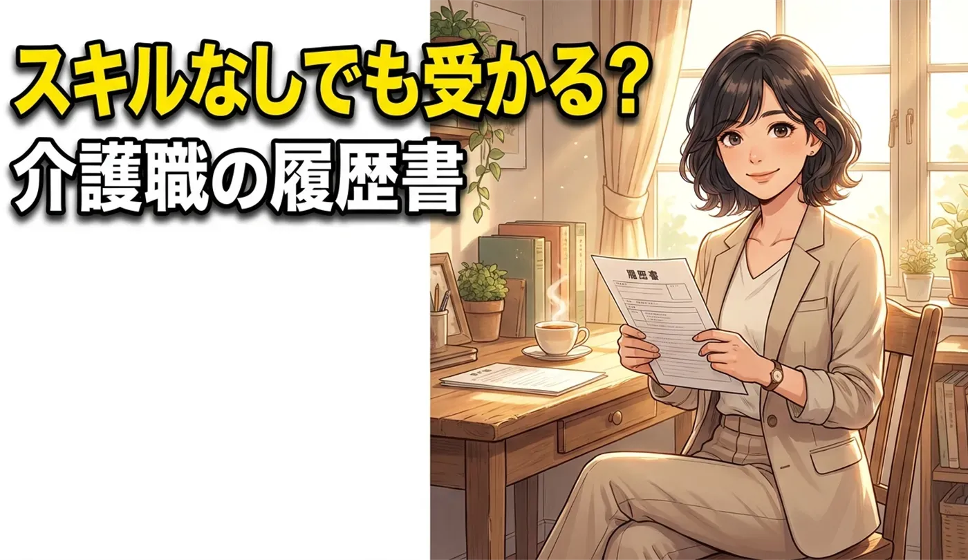 【未経験・転職向け】介護職の履歴書・職務経歴書書き方ガイド！