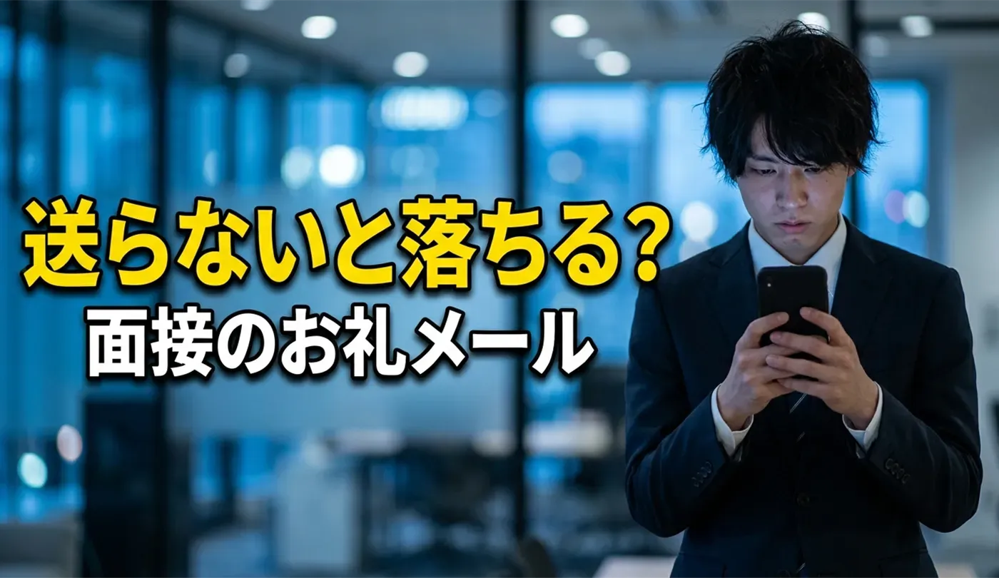 面接後のお礼メールはいらない？送るべき判断基準と迷った時の対処法