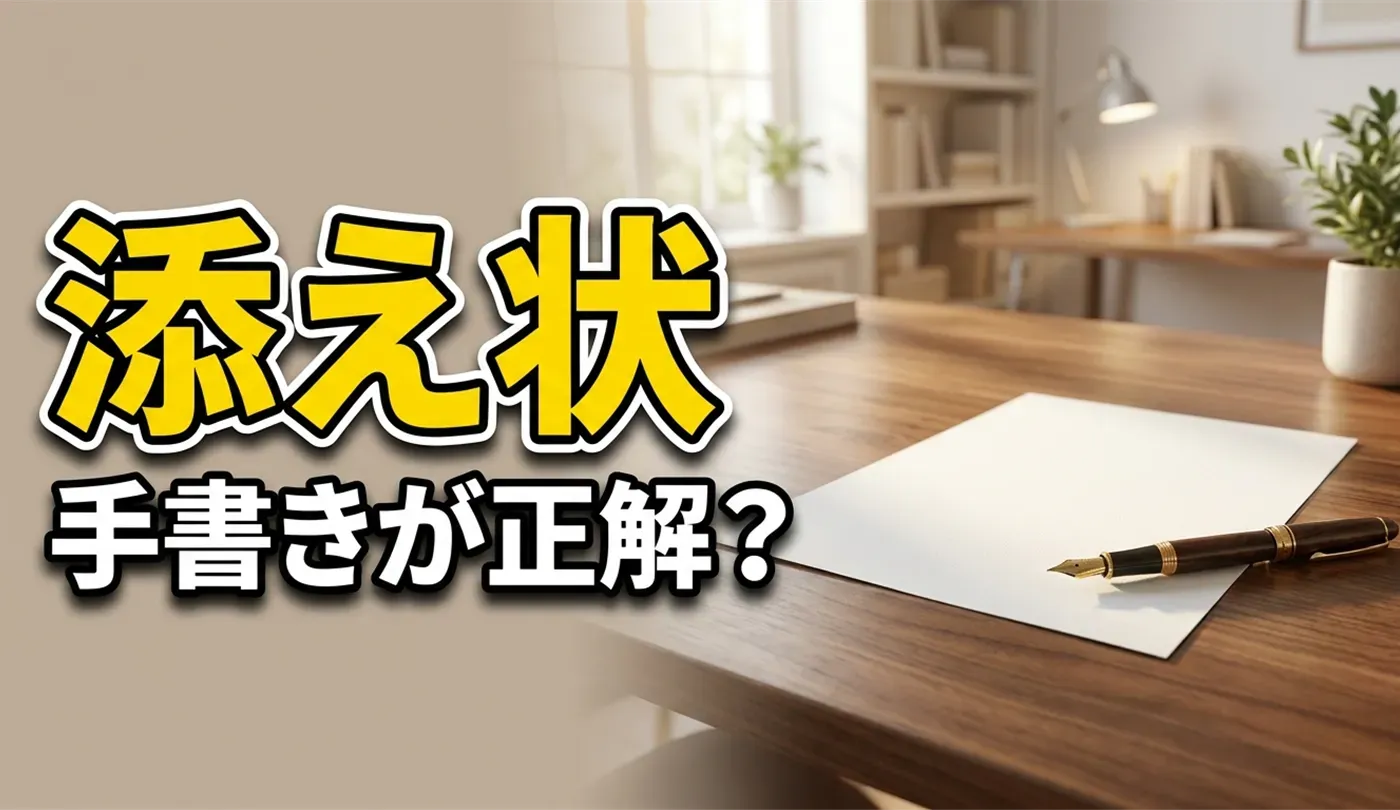 履歴書郵送の添え状は手書き？横書き・縦書きのマナーと書き方