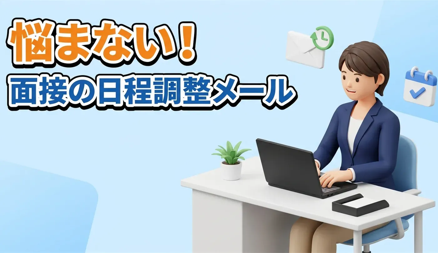 面接の日程調整メールの書き方！希望日提示・日程確定などで使える例文集