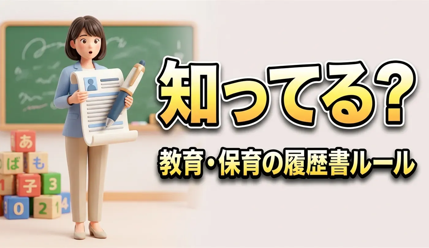 20代未経験から教員へ！履歴書のルールと熱意が伝わる志望動機の書き方
