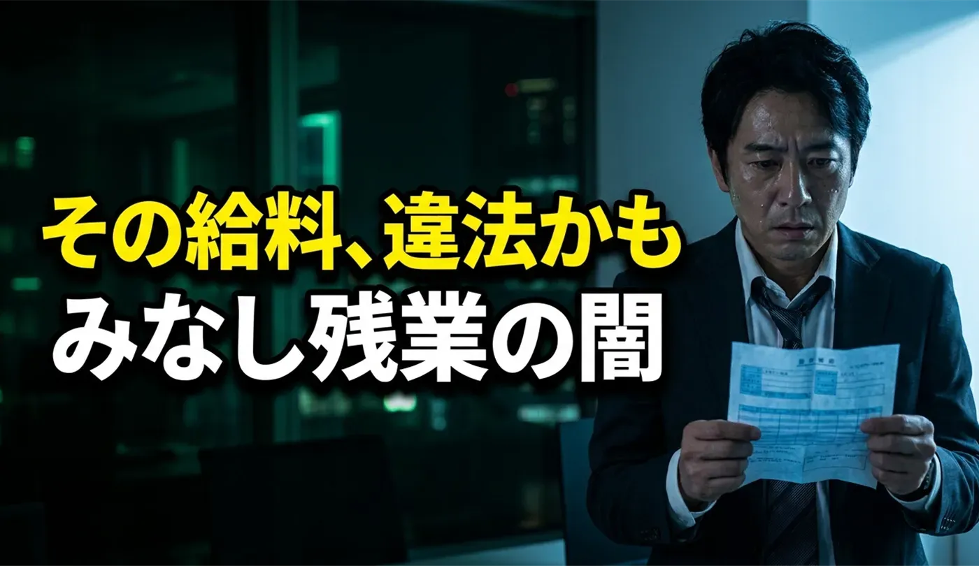 みなし残業（固定残業代）の正しい計算方法｜基本給と超過分からブラック企業を見抜く