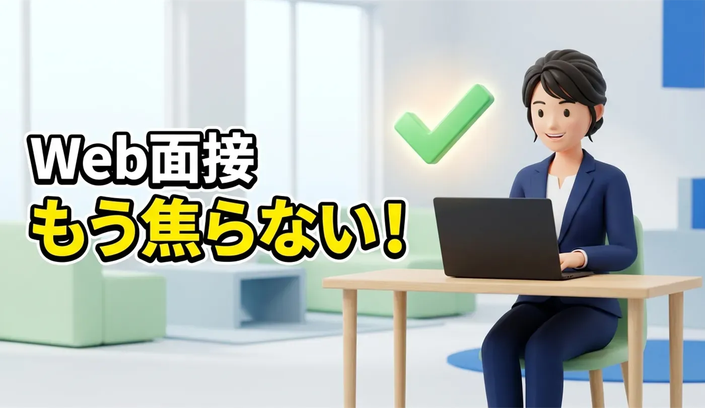 【Web面接】初めてでも安心！事前準備・当日の流れと注意点