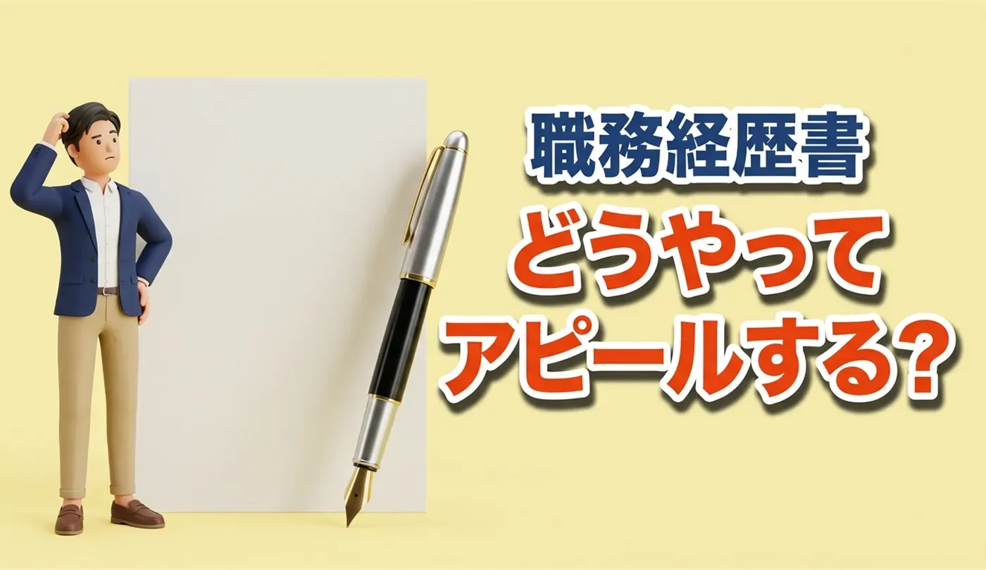 職務経歴書に「活かせる経験」がない20代へ！実績がない場合の自己PR術