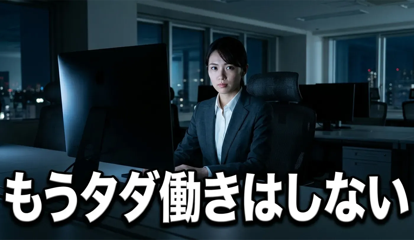 サービス残業は違法！未払い残業代を請求してブラック企業を辞める