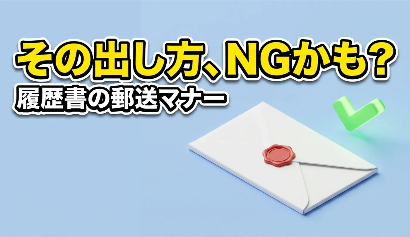 履歴書の郵送マナー！郵便局の窓口を使う理由