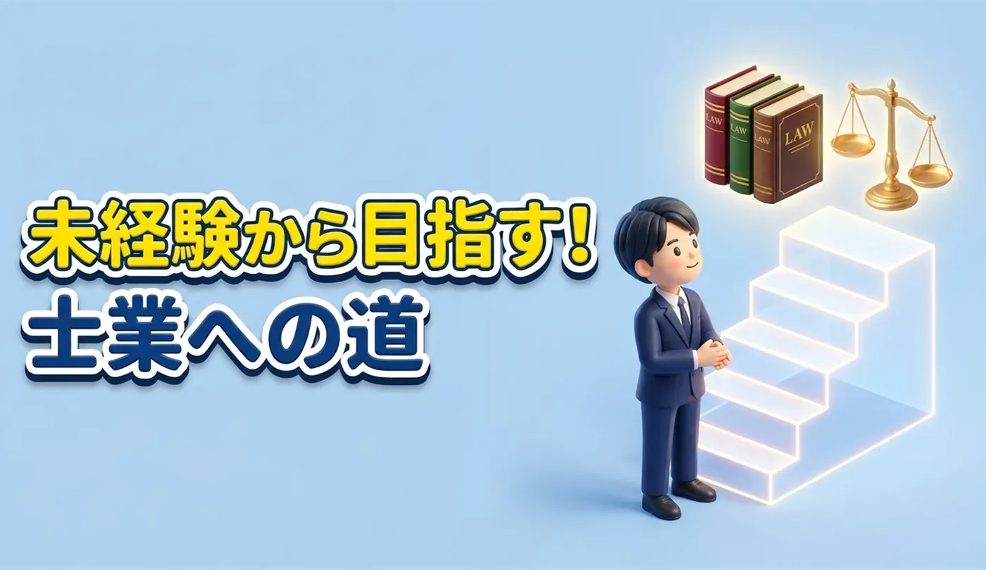 未経験から士業・法務職へ！社労士・通関士などの補助業務から始めよう