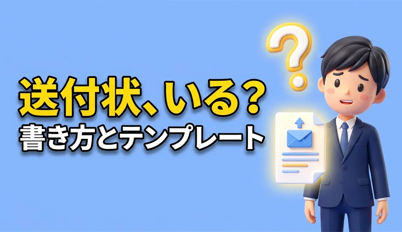 履歴書の送付状（添え状）は必要？書き方をテンプレート付きで解説