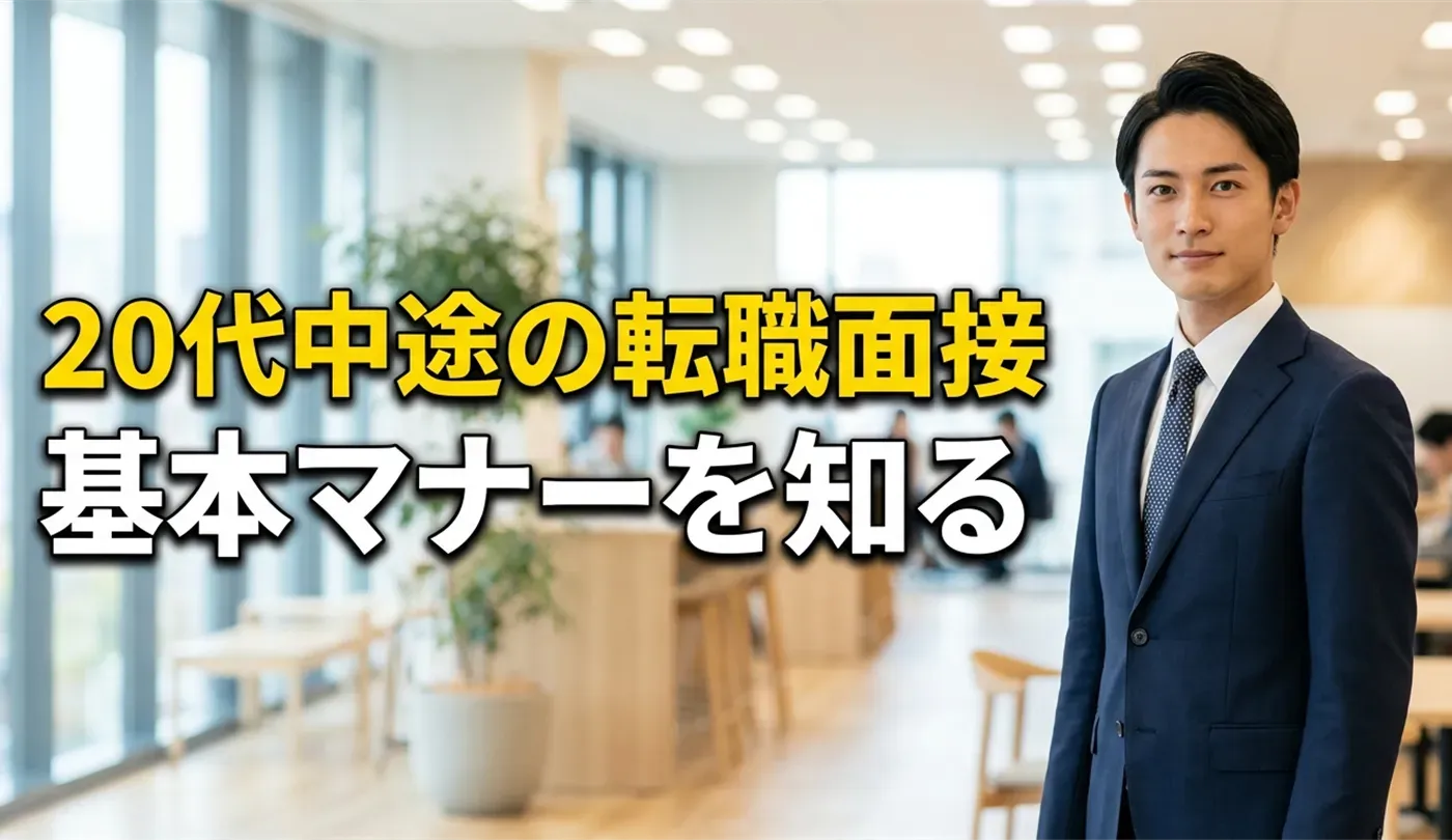20代中途の転職面接マナー！服装や当日の流れなどの基本を知る