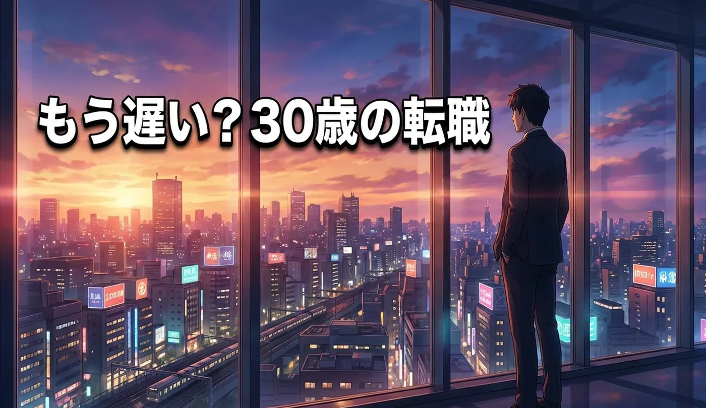 30歳の転職は遅い？30代転職の進め方入門ガイド