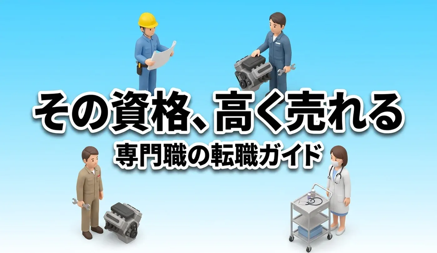 資格を活かす仕事へ！専門職の求人・転職エージェント職種別ガイド