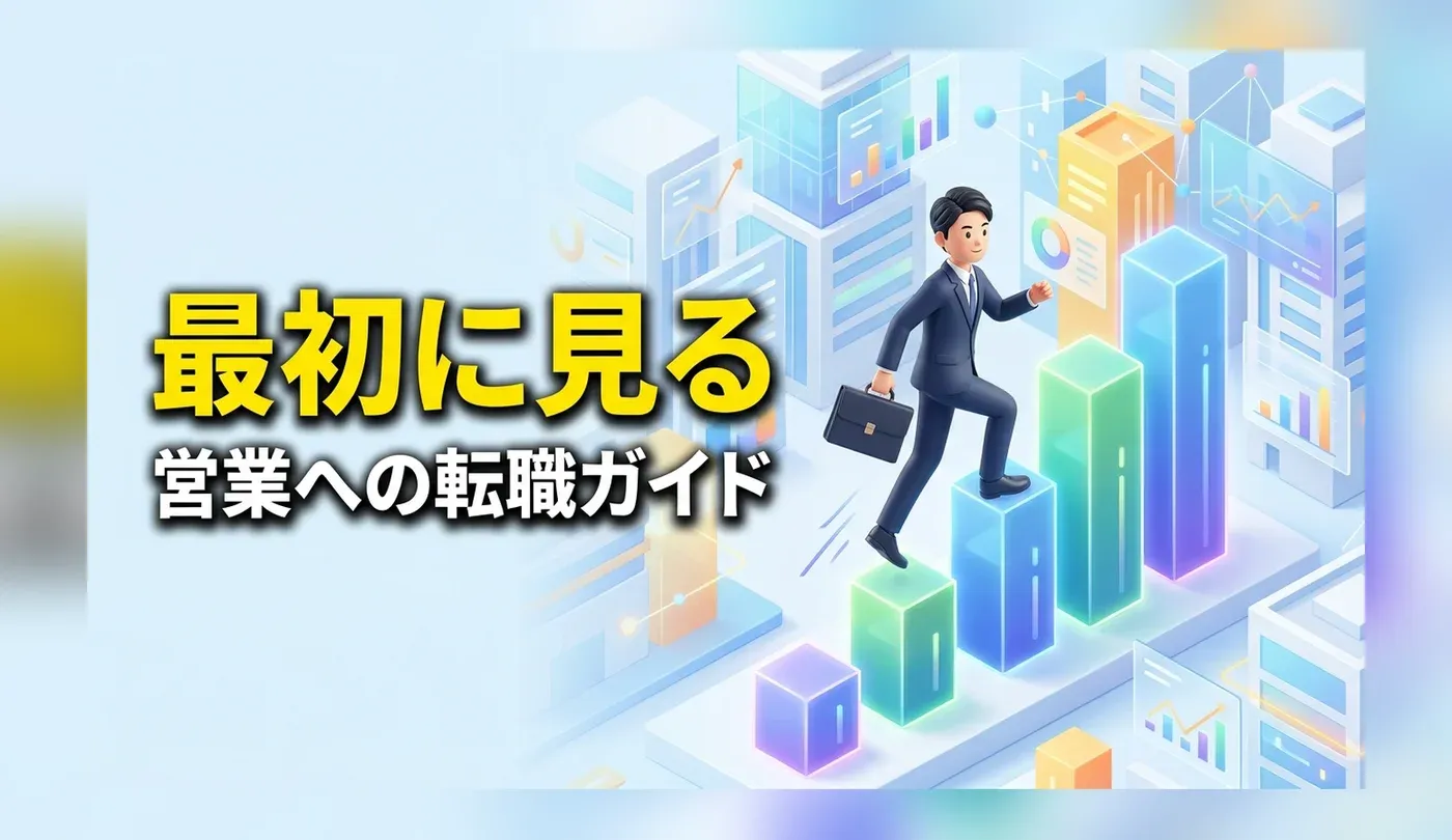 営業職の転職ガイド！IT・メーカーなど業界別の特徴と転職難易度