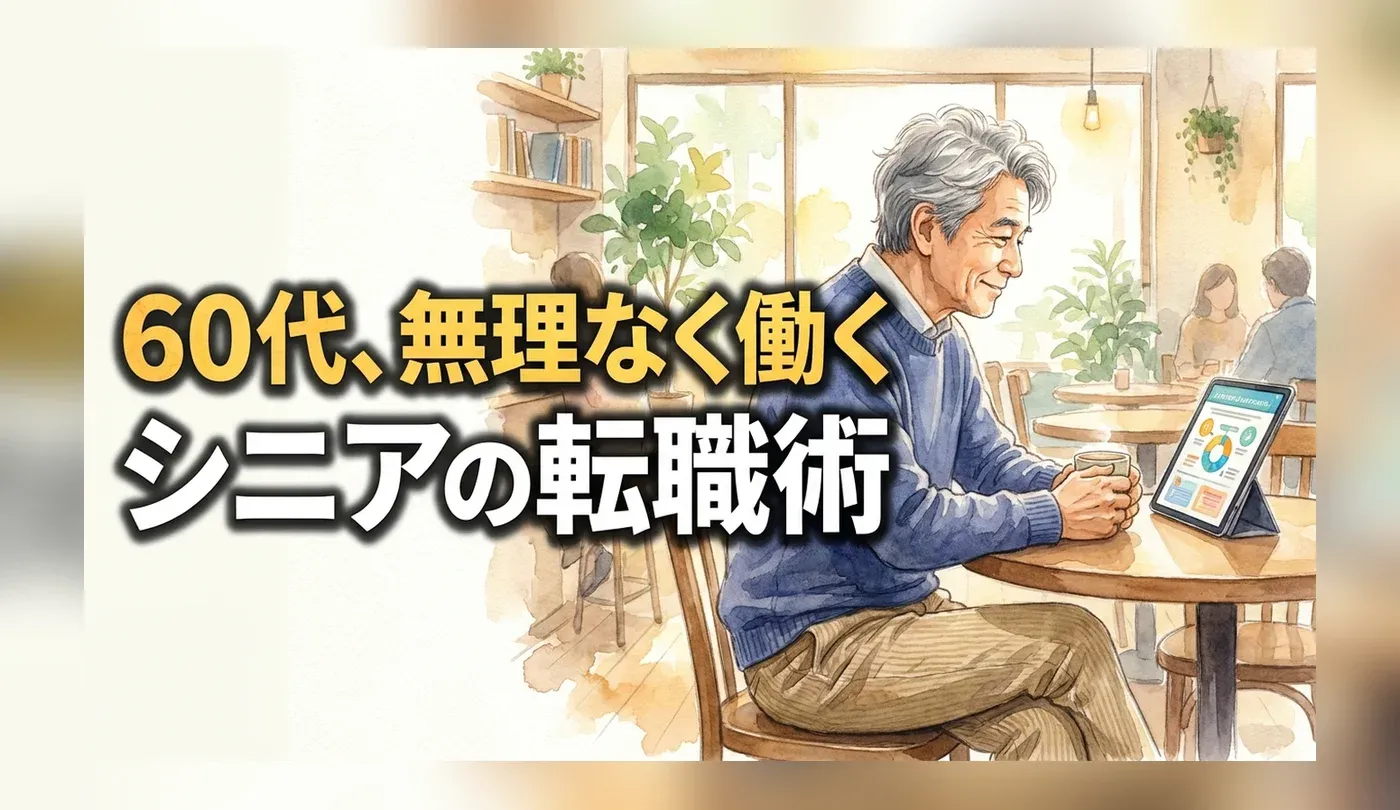 60代の仕事探しガイド｜シニアでも無理なく働ける職種と転職のコツ