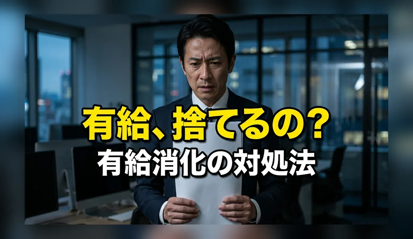 退職時の有給消化を拒否されたら？休みが残ったままの退職を防ぐ