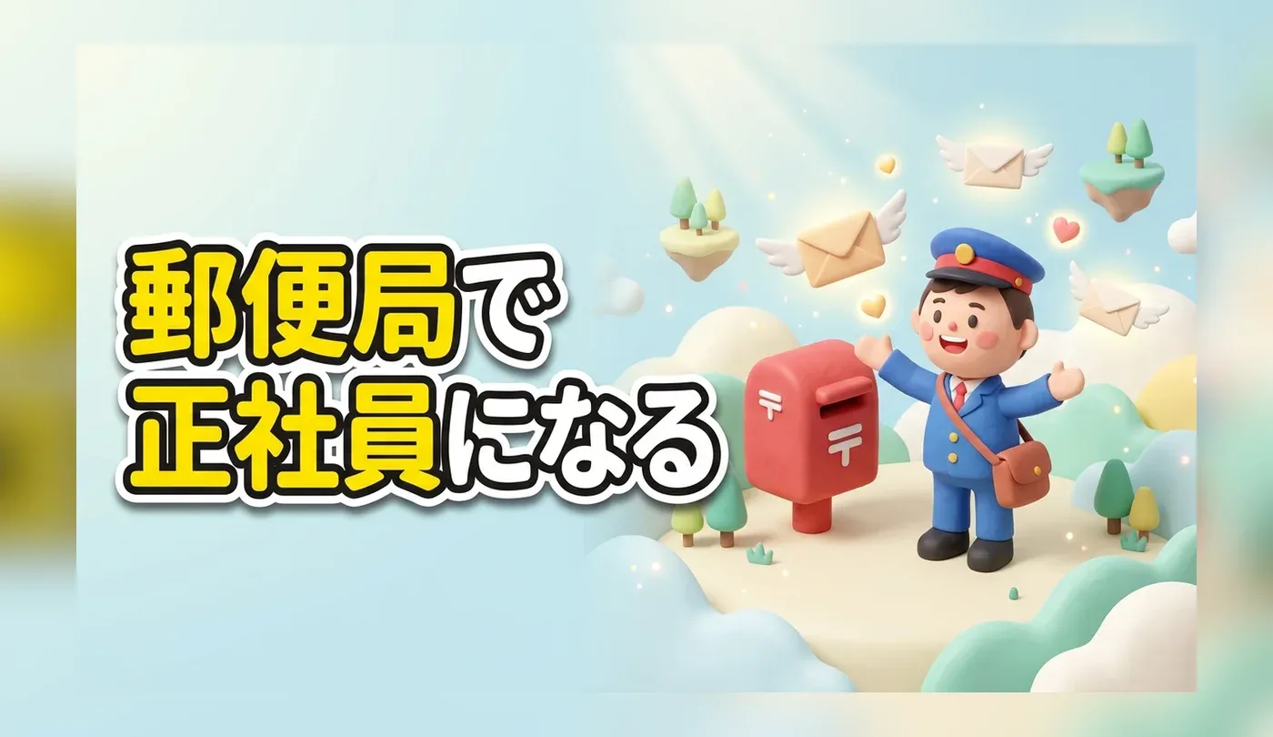 郵便局（日本郵便）で正社員になるには？中途採用と登用制度の2つのルート