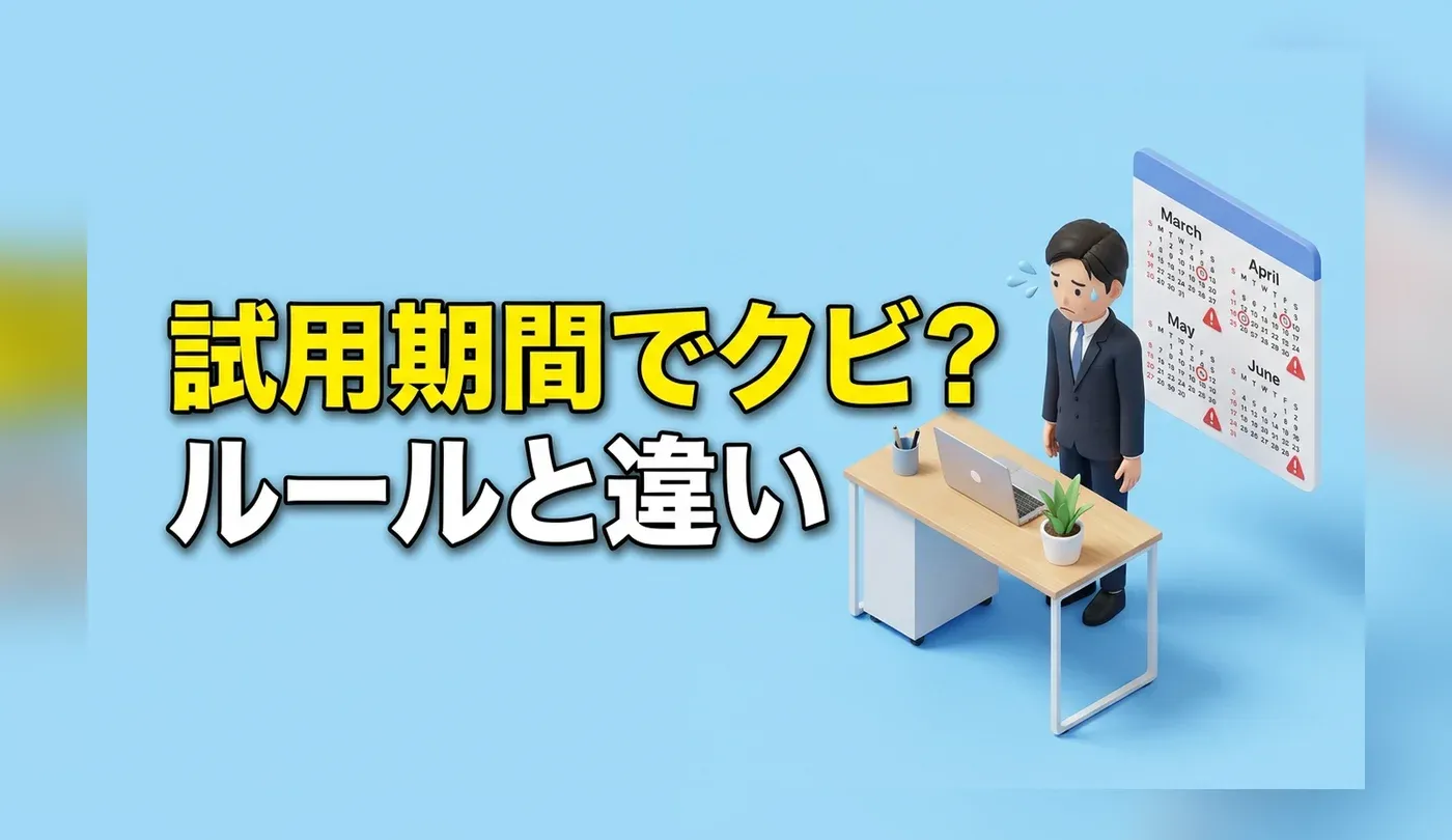 試用期間とは？正社員・契約社員の違いや期間の目安（6ヶ月等）を解説