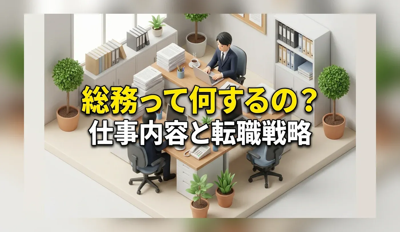 総務への転職戦略！仕事内容・やりがいと優良求人の見極め方