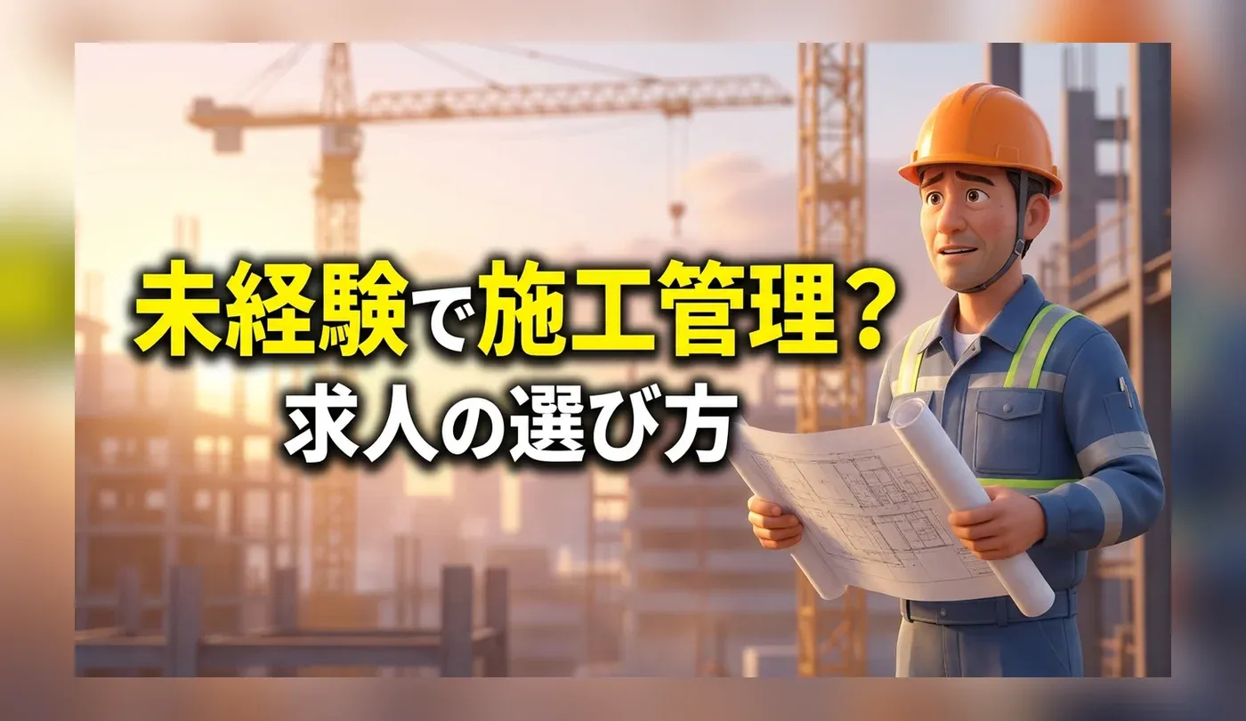 施工管理への転職は未経験でも可能？きついと言われる理由と求人の選び方