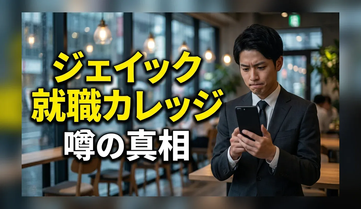 ジェイック就職カレッジの評判は？やばいと言われる理由とサービスの実態
