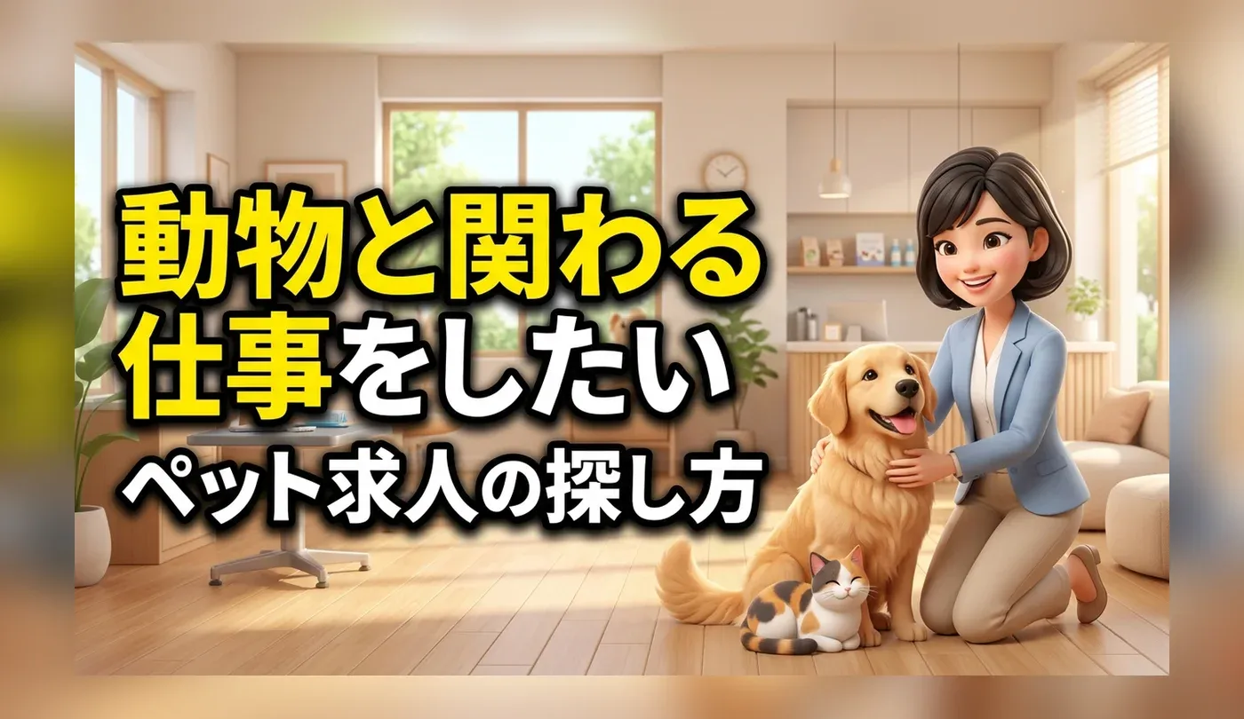 ペット関連の求人の探し方！未経験・無資格から動物と関わる仕事へ転職