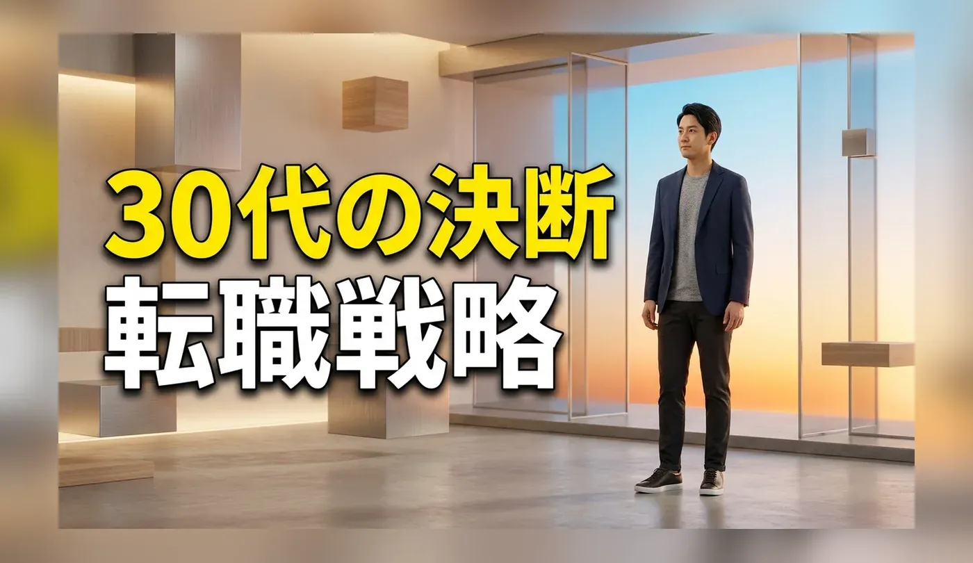 30代男性の転職戦略｜年収アップとキャリアチェンジの進め方
