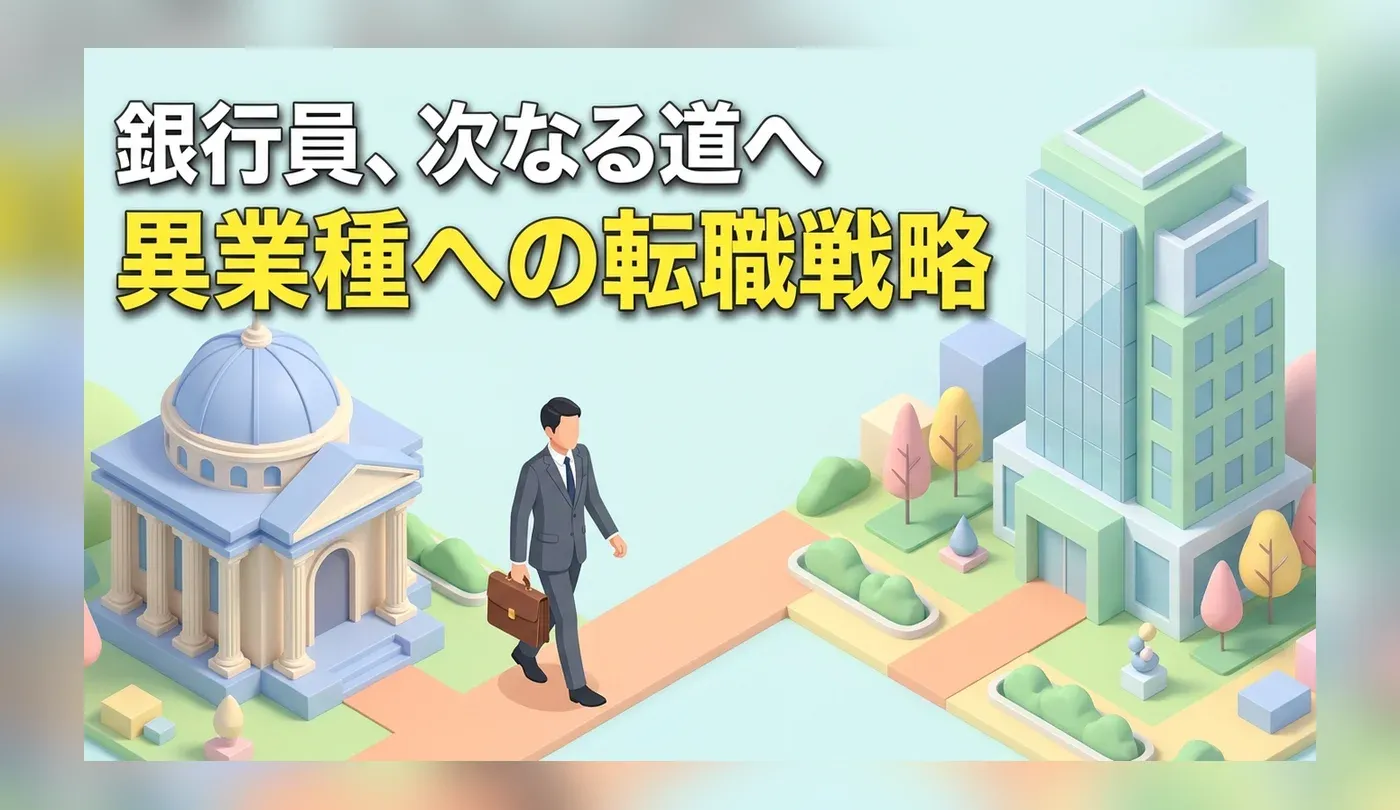 銀行員からの転職先は？金融業界から異業種へキャリアチェンジする戦略