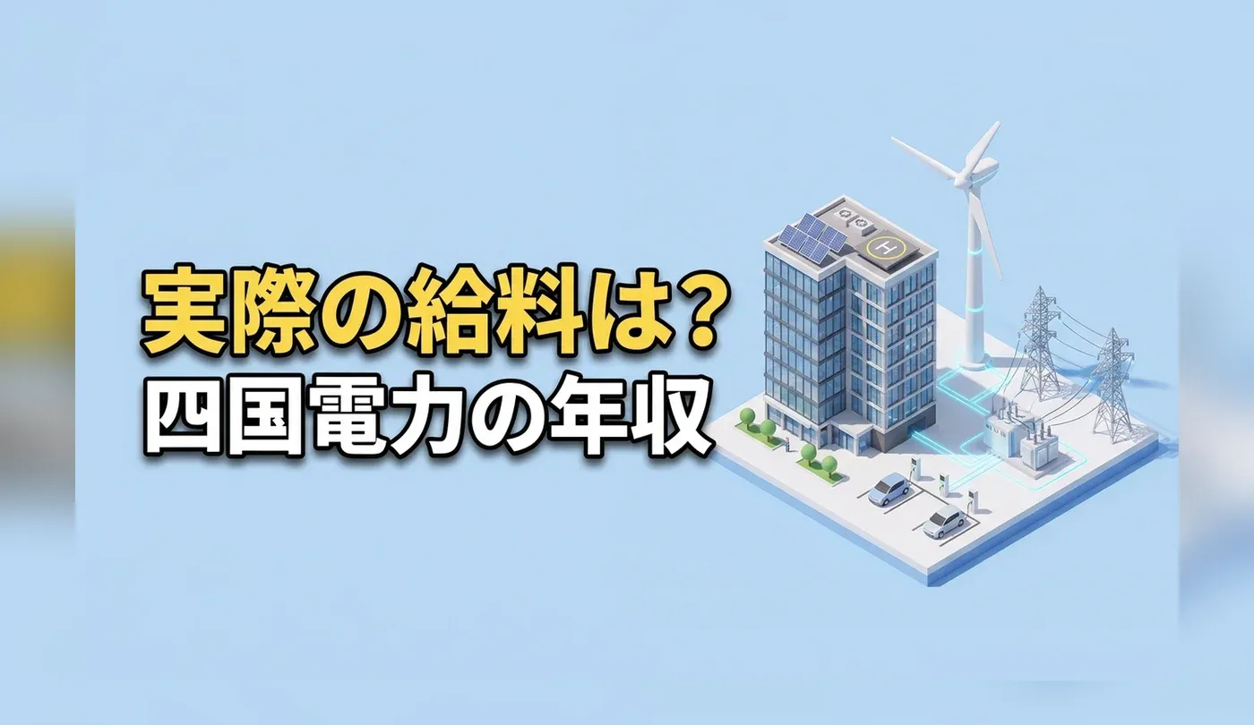 四国電力の平均年収と給料事情｜近年の給与推移と中途採用のポイント