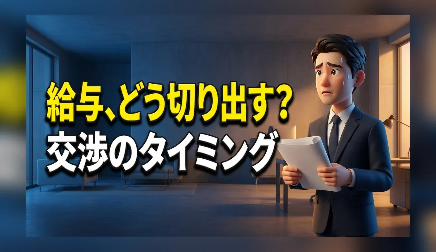 転職の給与交渉はいつ・どう伝える？押さえたいタイミングと例文