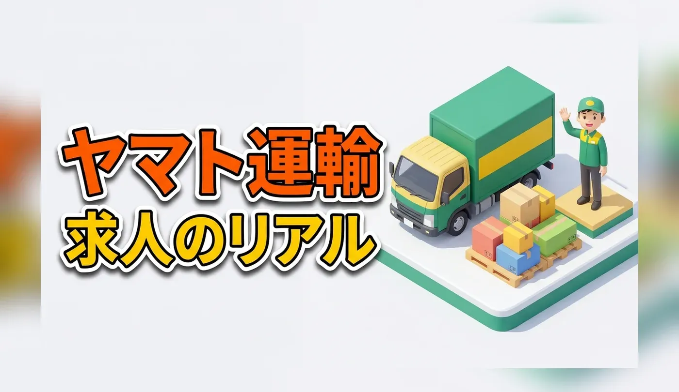 ヤマト運輸の求人と評判｜職種別の仕事内容・給与と正社員の選考