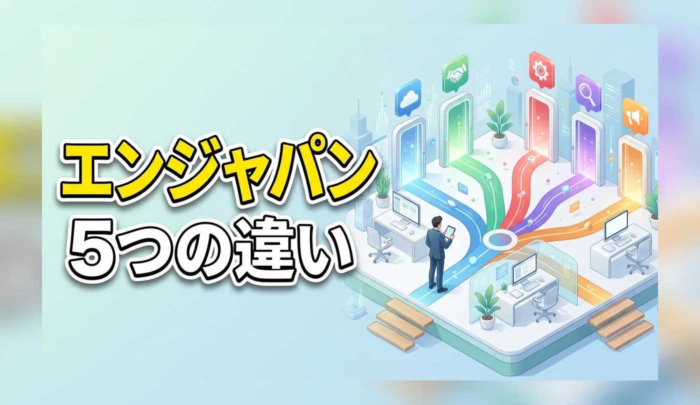 エンジャパンの転職サービスの違い｜立場と型で選ぶ使い分け