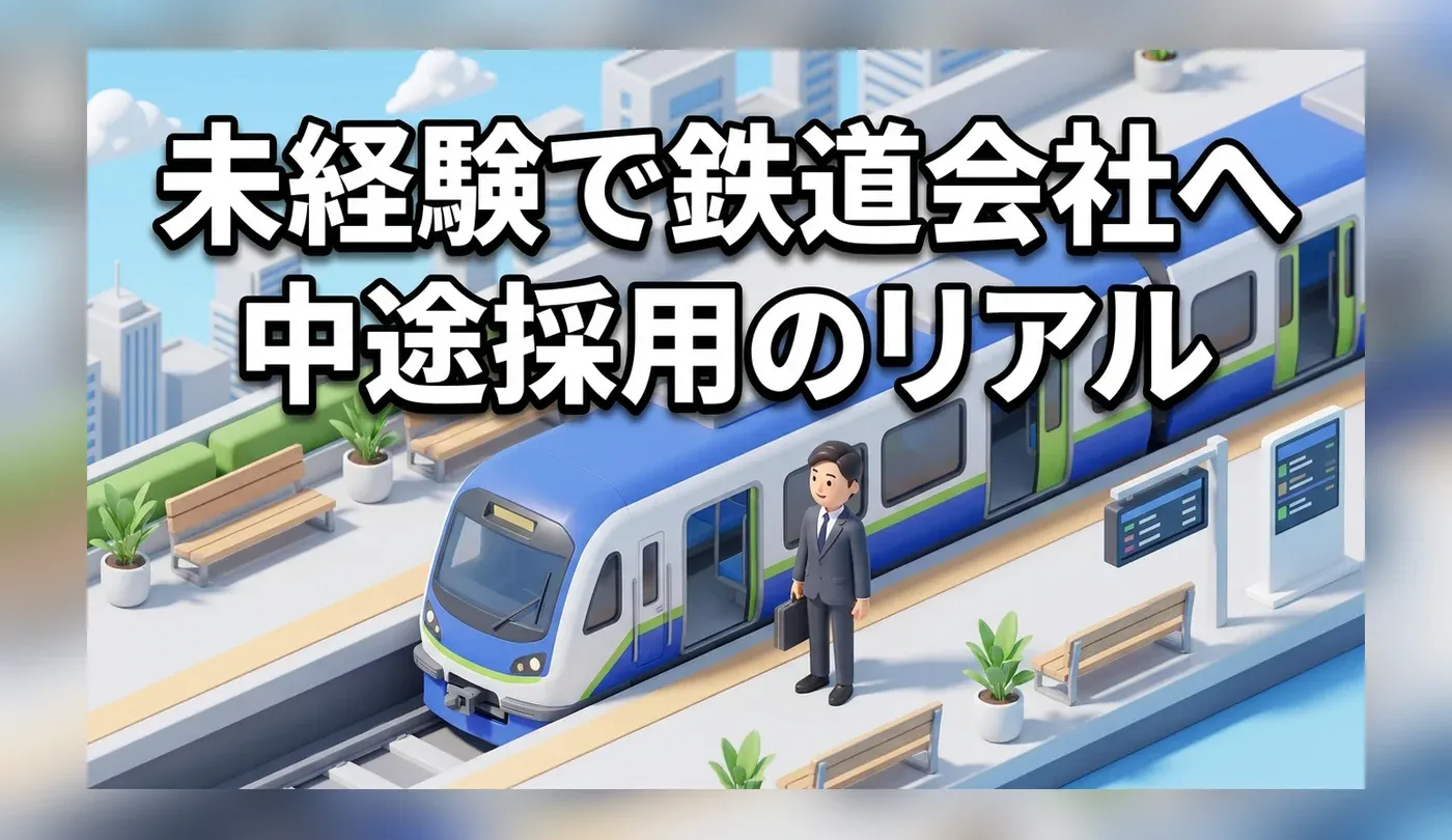 未経験から鉄道会社へ転職するには？中途採用の難易度と志望動機のコツ